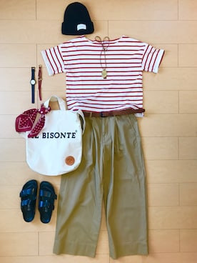 「チープカシオ」｜「アイテム（財布/小物）」を使った、＊kyabetty＊さん（レディース・158cm）の夏コーディネート