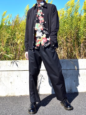 「NAVAL（ナバル）のアイテム（ジャケット/アウター）」を使った、Sさん（メンズ・176cm）の秋コーディネート