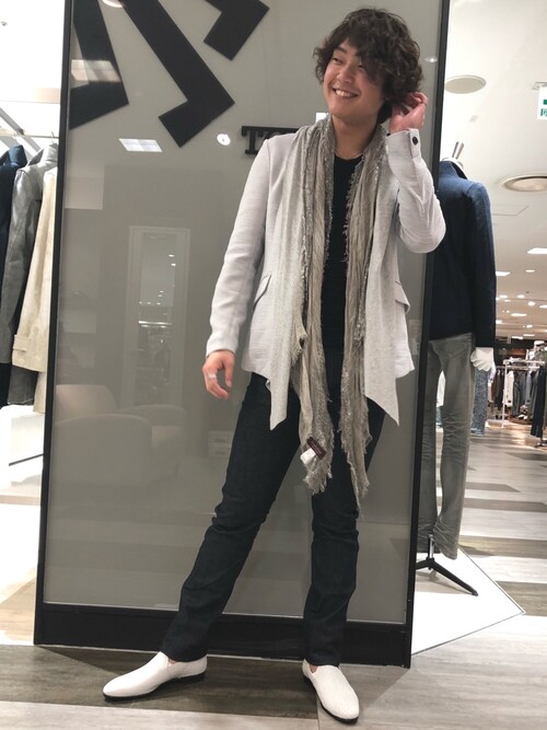 TORNADO MART マルイシティ横浜店 shimadaさんのテーラードジャケットを使ったコーディネート - ZOZOTOWN