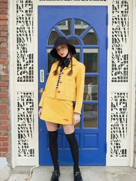 「mixxmixのアイテム（その他トップス）」を使った、mixxmixさん（レディース・164cm）の冬コーディネート
