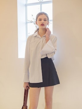 「韓国ファッション」｜mixxmixさん（レディース・173cm）の春コーディネート