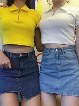 「mixxmixのアイテム（その他トップス）」を使った、mixxmixさん（レディース・164cm）の春コーディネート
