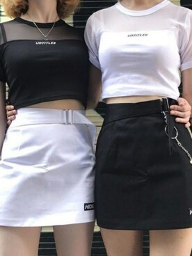 「アイテム（チャーム）」を使った、mixxmixさん（レディース・164cm）の夏コーディネート