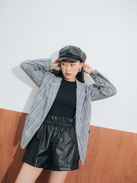 「mixxmixのアイテム（ジャケット/アウター）」を使った、mixxmixさん（レディース・165cm）の秋コーディネート