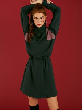 「ミニワンピ」｜mixxmixさん（レディース・168cm）の秋コーディネート