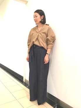 NAKAさん（レディース・154cm）の秋コーディネート