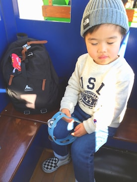 oskさん（キッズ・100cm）の春コーディネート