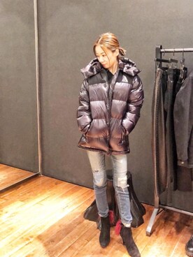 「Pertex」｜Hazukiさん（レディース・159cm）の秋コーディネート