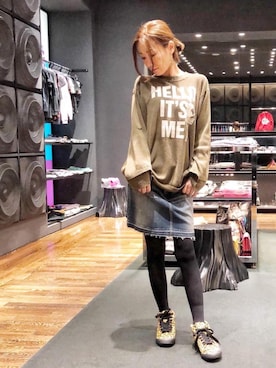 Hazukiさん(レディース・159cm)の冬コーディネート