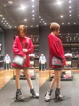 Hazukiさん（レディース・159cm）の冬コーディネート