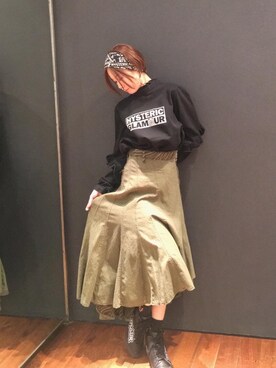 Hazukiさん（レディース・159cm）の冬コーディネート