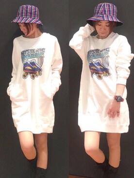 Hazukiさん（レディース・159cm）の春コーディネート