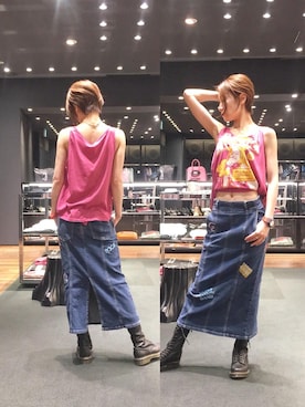 Hazukiさん（レディース・159cm）の夏コーディネート