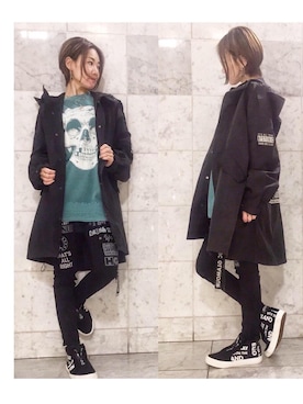 Hazukiさん（レディース・159cm）の秋コーディネート