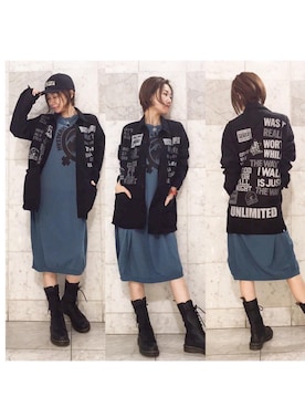 Hazukiさん（レディース・159cm）の秋コーディネート