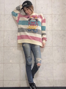 Hazukiさん（レディース・159cm）の秋コーディネート