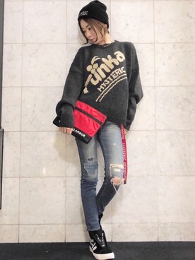 Hazukiさん（レディース・159cm）の秋コーディネート