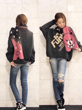 Hazukiさん（レディース・159cm）の秋コーディネート