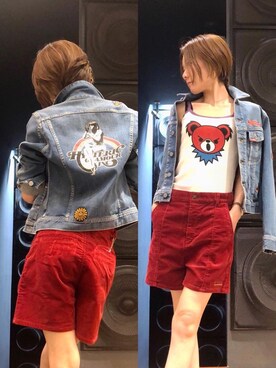 Hazukiさん（レディース・159cm）の夏コーディネート