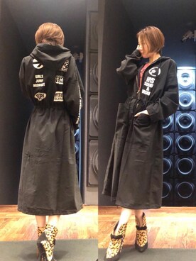 Hazukiさん（レディース・159cm）の秋コーディネート