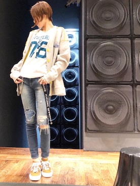 Hazukiさん（レディース・159cm）の秋コーディネート