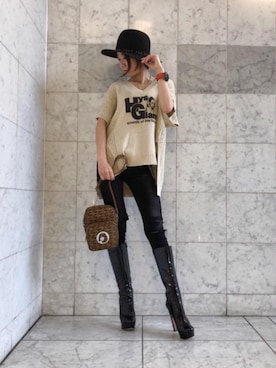 Hazukiさん（レディース・159cm）の秋コーディネート