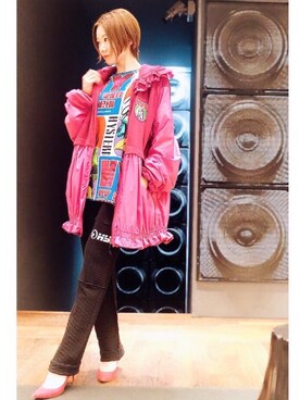 Hazukiさん(レディース・159cm)の冬コーディネート