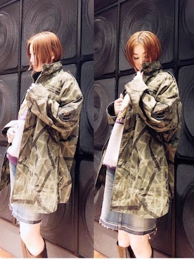 Hazukiさん（レディース・159cm）の冬コーディネート