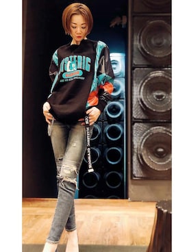 Hazukiさん（レディース・159cm）の冬コーディネート