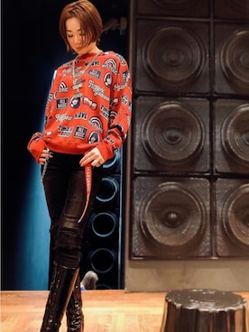 Hazukiさん（レディース・159cm）の冬コーディネート