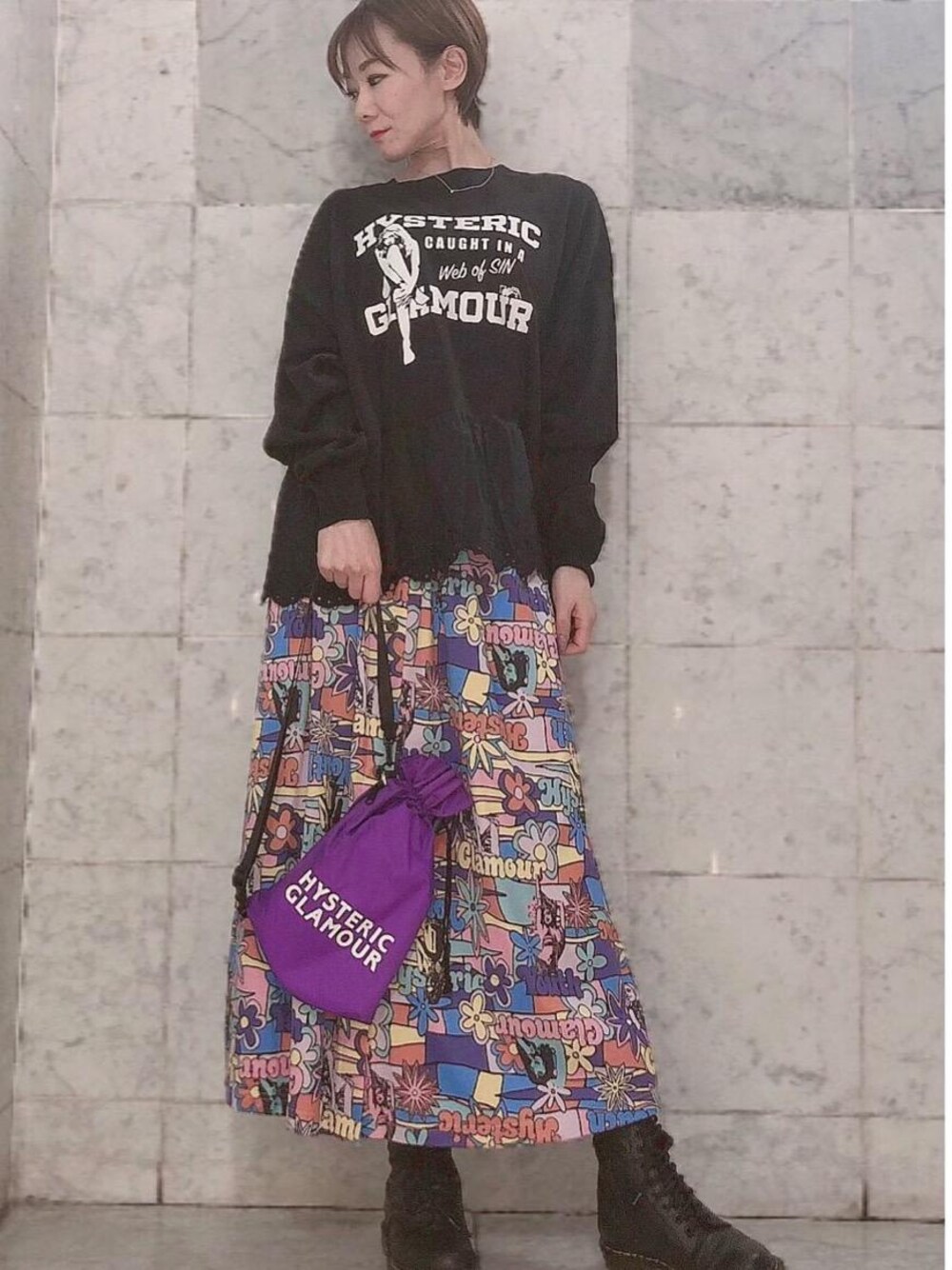 HYSTERIC GLAMOUR（ヒステリックグラマー）の「巾着サコッシュ