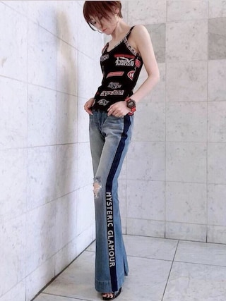 HYSTERIC GLAMOURのキャミソール　2枚セット HYSTERIC GLAMOUR（ヒステリックグラマー）の「HYS BOX 2柄