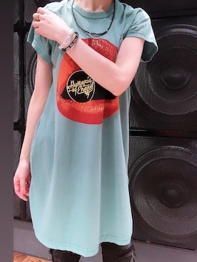 「スキニー」｜「アイテム（雑貨/ホビー）」を使った、Hazukiさん（レディース・159cm）の夏コーディネート