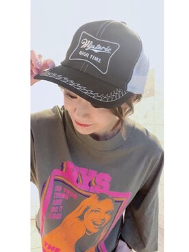 「ﾋﾞｯｸﾞｼﾙｴｯﾄ」｜「アイテム（ワンピース/ドレス）」を使った、Hazukiさん（レディース・159cm）の春コーディネート