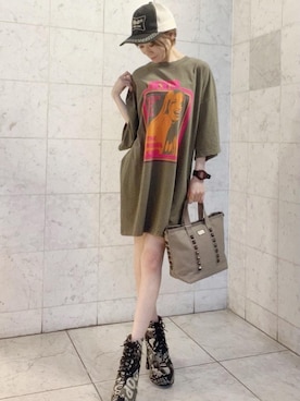 Hazukiさん（レディース・159cm）の春コーディネート