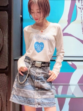 「ロンt」｜「アイテム（財布/小物）」を使った、Hazukiさん（レディース・159cm）の夏コーディネート