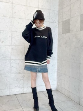 「ﾋﾞｯｸﾞｼﾙｴｯﾄ」｜Hazukiさん（レディース・159cm）の秋コーディネート