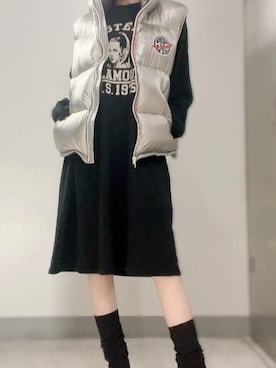 「ﾋﾞｯｸﾞｼﾙｴｯﾄ」｜Hazukiさん（レディース・159cm）の秋コーディネート