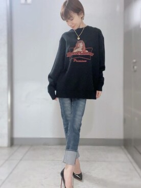 Hazukiさん（レディース・159cm）の冬コーディネート