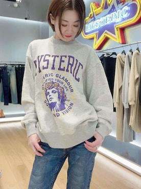 「でにむ」｜「アイテム（スウェット）」を使った、Hazukiさん（レディース・159cm）の冬コーディネート