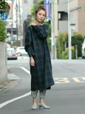 「SOFFITTO（ソフィット）のアイテム」を使った、alcali/Soffitto EC担当さん（レディース・161cm）の秋コーディネート