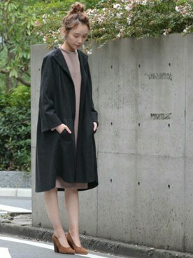 「SOFFITTO（ソフィット）のアイテム」を使った、alcali/Soffitto EC担当さん（レディース・161cm）の秋コーディネート