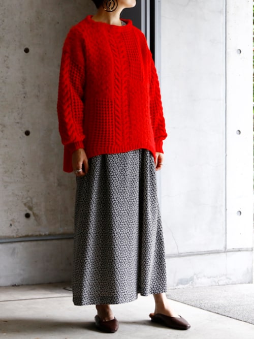 Alcali Soffitto Ec担当 Alcali Ec事業部 Soffittoのニット セーターを使ったコーディネート Wear