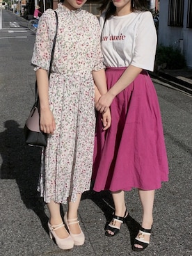 「NOWiSTYLE（ナウアイスタイル）のアイテム」を使った、y u m iさん（レディース・156cm）の秋コーディネート