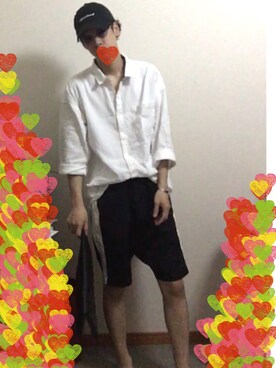 「BASECONTROL（ベースコントロール）のアイテム（バッグ）」を使った、つよーさん（メンズ・169cm）の夏コーディネート