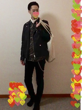 「URBAN RESEARCH Sonny Label（アーバンリサーチサニーレーベル）のアイテム（ウォレットチェーン）」を使った、つよーさん（メンズ・169cm）の冬コーディネート