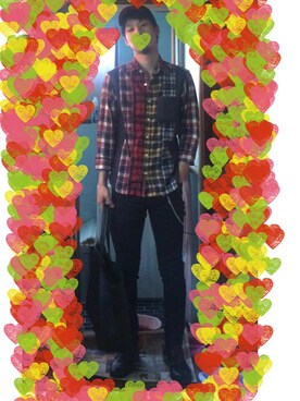 「URBAN RESEARCH Sonny Label（アーバンリサーチサニーレーベル）のアイテム（ウォレットチェーン）」を使った、つよーさん（メンズ・169cm）の春コーディネート