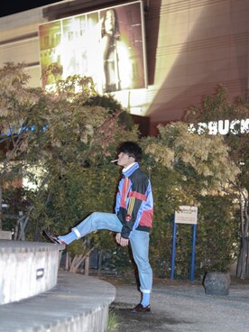 「アイテム（ピアス（両耳用））」を使った、あつさん（メンズ・171cm・20代）の冬コーディネート