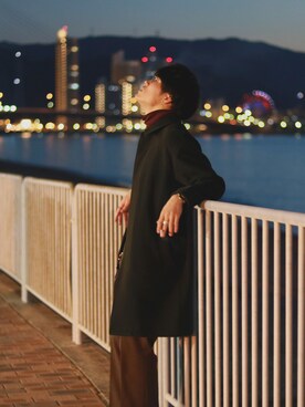 「アイテム（ピアス（両耳用））」を使った、あつさん（メンズ・171cm・20代）の冬コーディネート