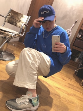 「CHUCK（チャック）のアイテム」を使った、JUNYAさん（メンズ・167cm）の冬コーディネート